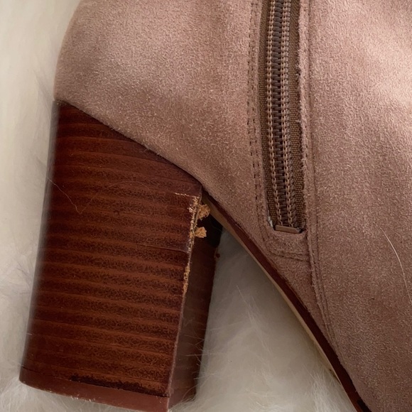 Vince Camuto suede Ankle Boots - Beige - Picture 4 of 10